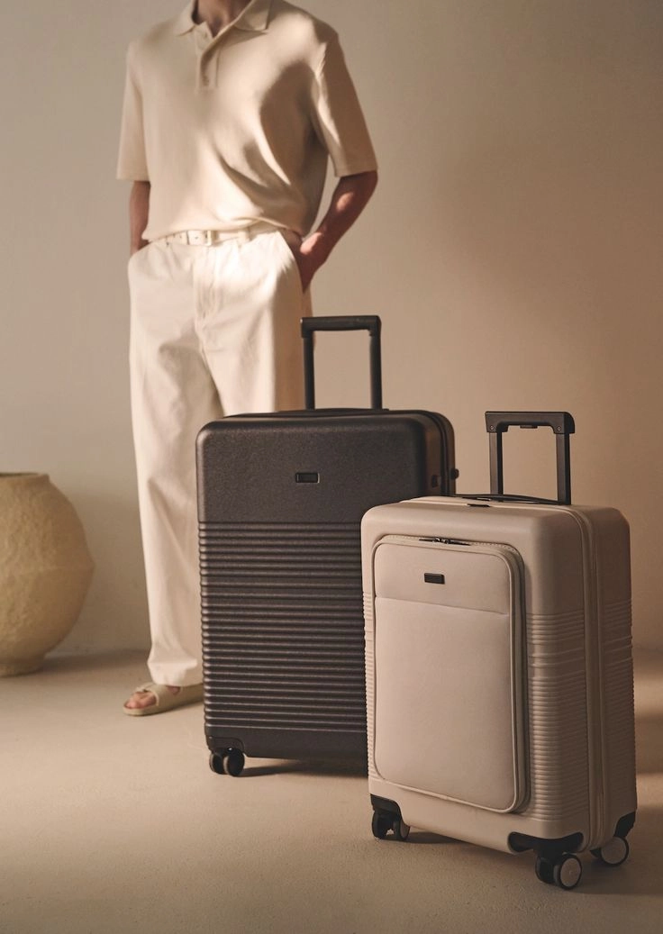 branded trolley bags in kannur photoshoot