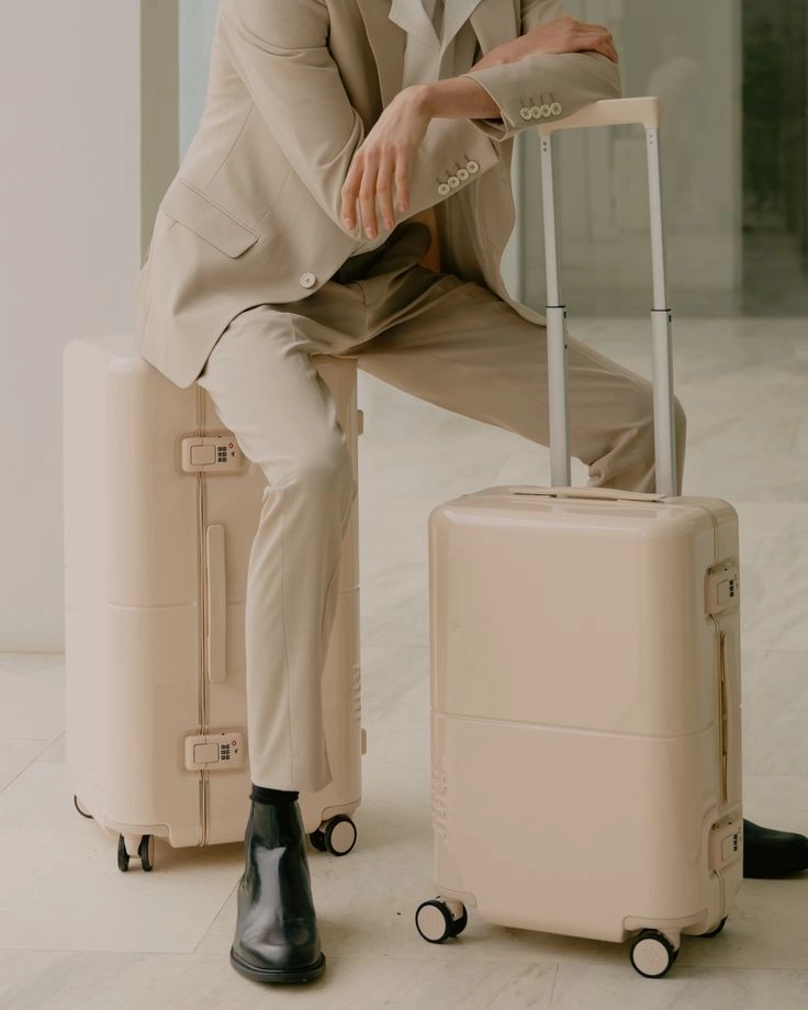 photoshoot of branded suitcase trolley bag in kannur